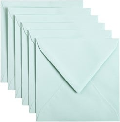 Envelop 140x140mm Zeegroen