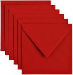 Envelop 140x140mm Rood
