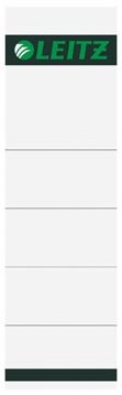Leitz insteek rugetiket 1607 voor brede ordner kort model wit pk/10