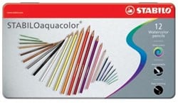 Stabilo kleurpotlood Aquacolor 12 potloden