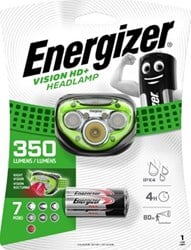 Energizer hoofdlamp Vision HD+, inclusief 3 AAA batterijen, op blister