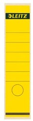 Leitz zelfklevende rugetiketten voor brede ordner lang model geel pk/10