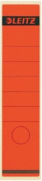 Leitz zelfklevende rugetiketten voor brede ordner lang model rood pk/10