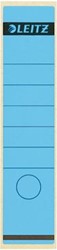 Leitz zelfklevende rugetiketten voor brede ordner lang model blauw pk/10