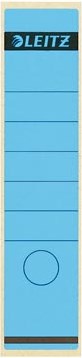 Leitz zelfklevende rugetiketten voor brede ordner lang model blauw pk/10