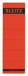 Leitz zelfklevende rugetiketten voor brede ordner kort model rood pk/10