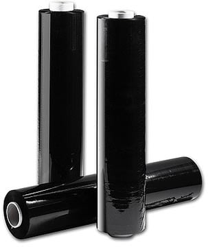 Krimpfolie 50cm x 300 meter 20 micron ds/ 6 rollen zwart