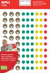 Apli Kids beloningsstickers Happy Smile, blister met 12 vellen