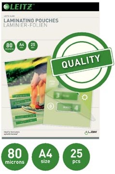 Lamineerhoes Leitz iLAM A4 2x80micron EVA 25stuks