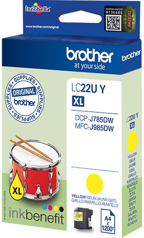 Brother LC-22UY cartridge yellow