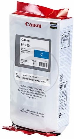 Canon PFI-207 cartridge cyaan