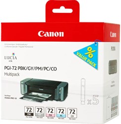 Canon PGI-72 cartridge zwart + multipack