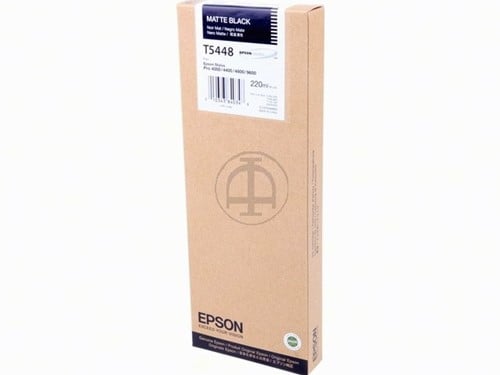 Epson inkt C13T544800 T544800 zwart mat inhoud 220ml