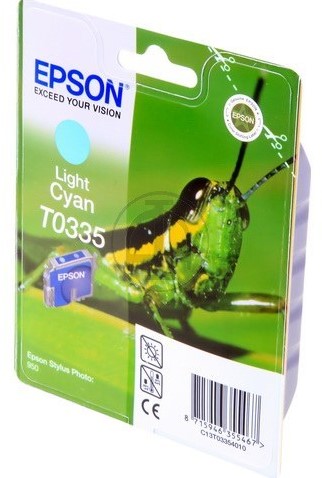 Epson inkt C13T03354010 T0335 licht cyaan Inhoud 17 ml