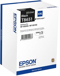 C13T865140 EPSON WFM5190DWF TINTE BLK HC 10.000pages 221ml