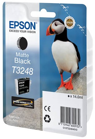 C13T32484010 EPSON SCP400 TINTE MBK 980pages 14ml
