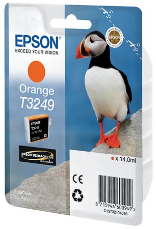 C13T32494010 EPSON SCP400 TINTE ORANGE pages 14ml