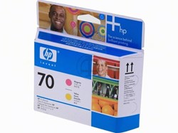 HP printkop nummer 70 magenta-geel