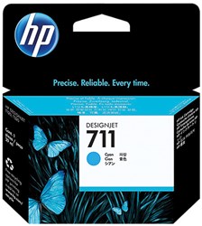HP711 cartridge cyaan CZ130A