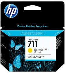HP 711 cartridge yellow CZ136A