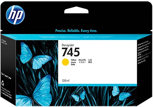 HP 745 cartridge yellow F9J96A