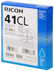 405766 RICOH SG2100N INK CYA 600pages/5%cov GC41CL cyan