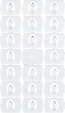 Ophanghaakjes transparant 20 haken-4