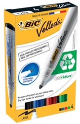 Whiteboard stiften Bic 1701 doos van 4 stuks assorti