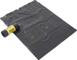 Komo vuilniszakken met trekbandsluiting, 43 micron, 60 liter, 1 rol, 15 zakken