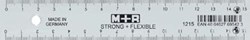 M+R Strong & Flexibel lat met schaalverdeling voor recht- en linkshandigen 15 cm transparant