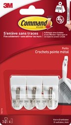 Bevestigingsstrip Command 3M 17067 3 draadhaken