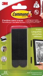 Bevestigingsstrips met zaagtanden in het wit 3M command
