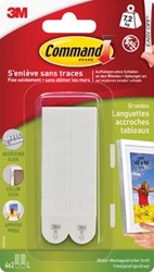 3M Command grote vastklikstrips voor lichte lijsten 8   strips