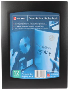 Rexel showalbum Professional Display Book voor A4 12 tassen