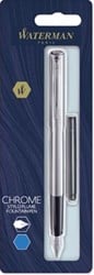 Waterman vulpen Allure, fijne punt, op blister, chroom