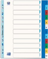 Elba tabbladen set 1-12, A4 formaat maxi (ideaal voor showtassen)