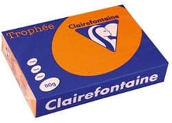 Clairefontaine Trophée Intens  gekleurd papier  A4  80 g  500 vel  feloranje