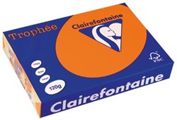 Clairefontaine papier gekleurd Trophée Intens A4 120 g 250 vel feloranje