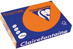 Clairefontaine papier gekleurd Trophée Intens A4 160 g 250 vel feloranje