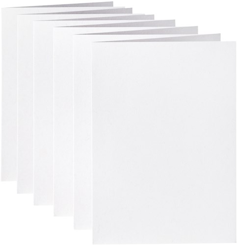 Correspondentiekaart Papicolor dubbel 105x148mm Kraft wit-2