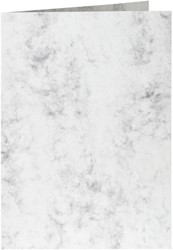 Correspondentiekaart Papicolor dubbel 105x148mm Marble grijs