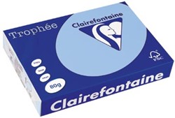 Clairefontaine Trophée gekleurd papier, A4, 80 g, 500 vel, helblauw
