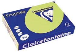 Gekleurd papier A4  80g 500 vel  golfgroen Clairefontaine Trophée