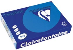 Gekleurd papier A4 80 gram caribien blauw