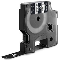 Dymo RHINO label 12 mm wit op zwart vinyl-2
