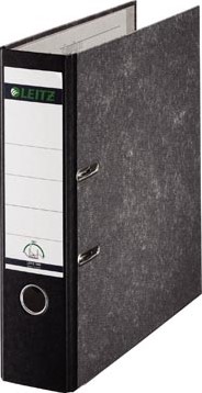 Leitz ordner folio formaat rug 8 cm karton gewolkt zwart