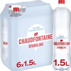 Chaudfontaine Sparkling water fles van 1,5 liter pak van 6 stuks