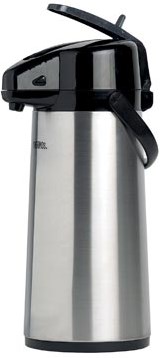 Thermos isoleerkan met pomp inox