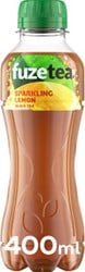 Fuze Tea frisdrank, bruisend,  fles van 40 cl, pak van 12 stuks, zwarte thee