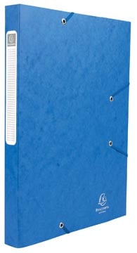Exacompta Elastobox Cartobox rug van 2,5 cm blauw 5/10e kwaliteit